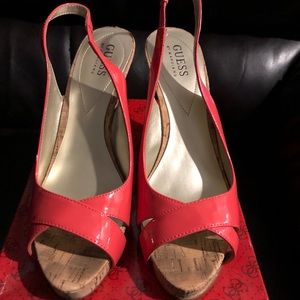 Guess Violetta wedge Sandal size 9